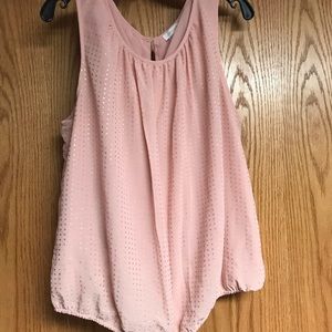 Cache Blush Pink Sleeveless Blouse